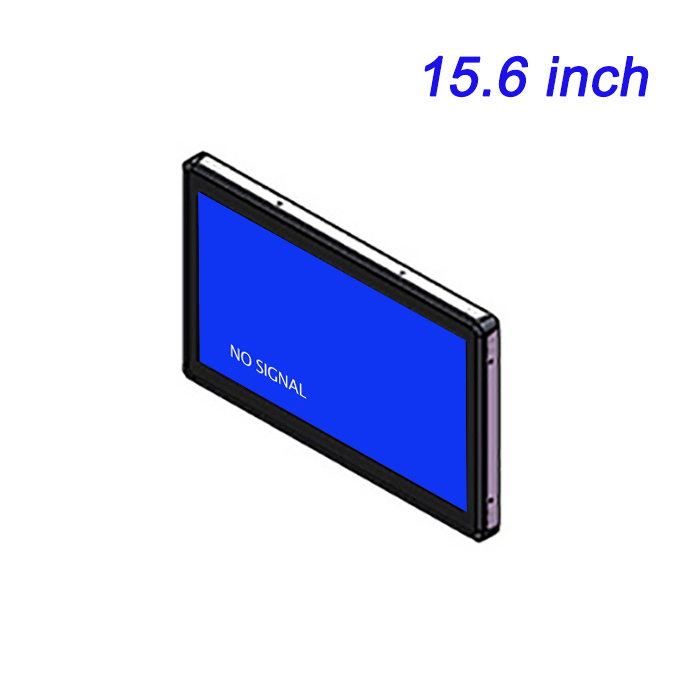 Fabricante de pantallas LCD de publicidad de alta definición económicas y comerciales integradas de 15,6 pulgadas, personalizables