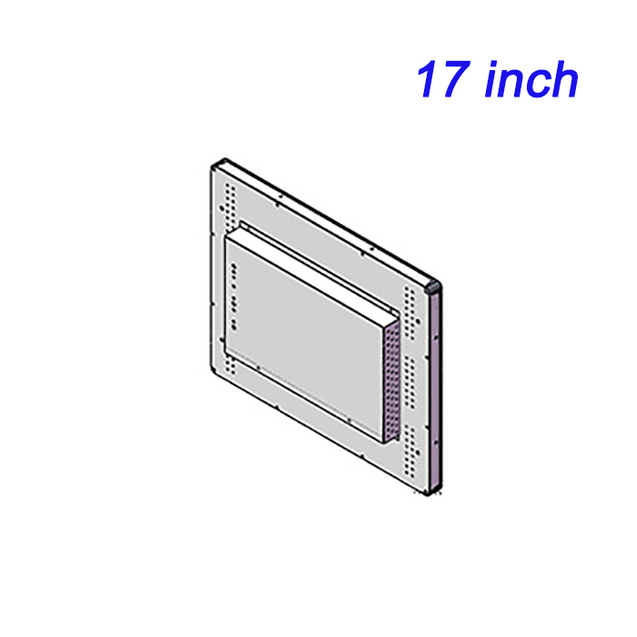 Màn hình LCD nhúng độ nét cao 17 inch bán buôn từ nhà sản xuất, có đầu vào HDMI, màn hình quảng cáo thang máy ngang và dọc