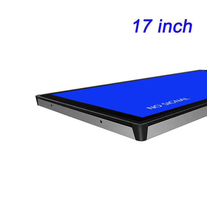 Màn hình LCD nhúng độ nét cao 17 inch bán buôn từ nhà sản xuất, có đầu vào HDMI, màn hình quảng cáo thang máy ngang và dọc