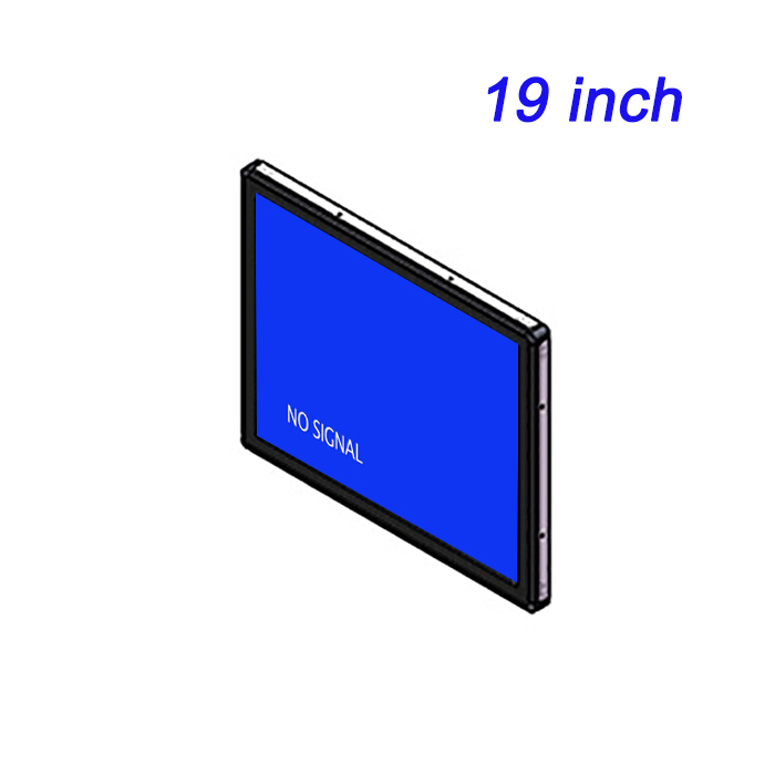 Control industrial de 19 pulgadas Embedded de larga duración de funcionamiento a prueba de agua y polvo pantalla LCD de alta definición