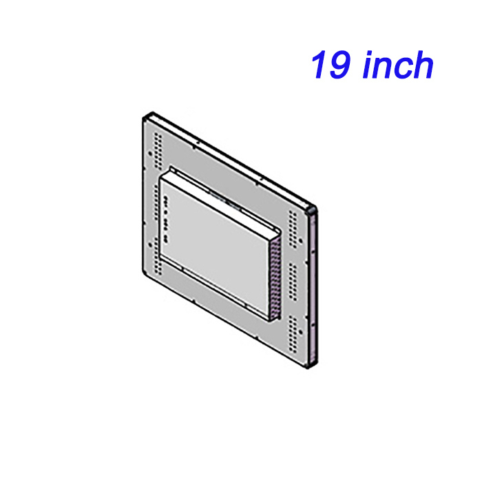 Control industrial de 19 pulgadas Embedded de larga duración de funcionamiento a prueba de agua y polvo pantalla LCD de alta definición