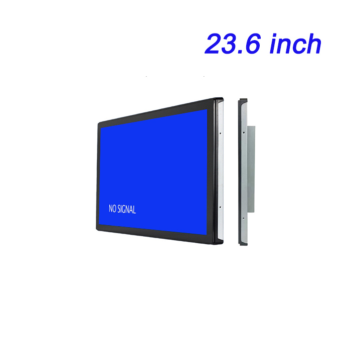 23.6 inch High Definition Embedded Remote Control Loop Playback Multifunctional Industrial HDMI LCD Panel