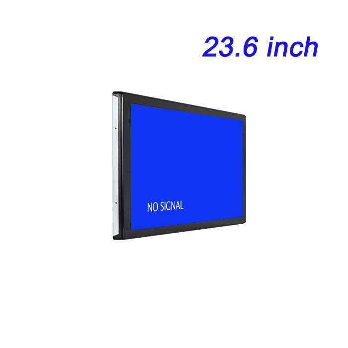 23.6 inch High Definition Embedded Remote Control Loop Playback Multifunctional Industrial HDMI LCD Panel