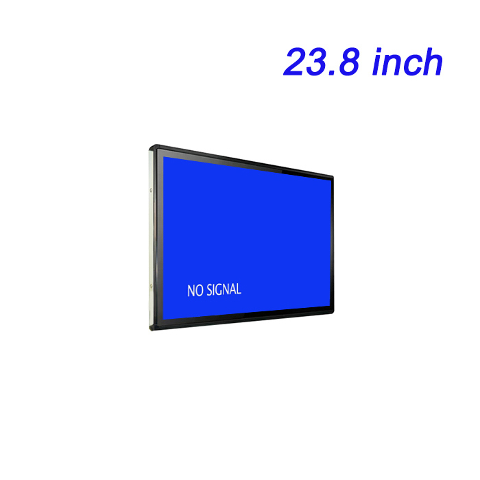 23.8 pulgadas pantalla de visualización integrada multifuncional fuera de la sala de conferencias del taller CNC de grado industrial