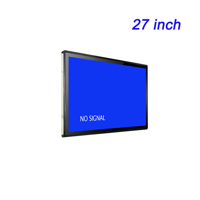 Pantalla LCD industrial integrada de 27 pulgadas con visualización de alta definición y promoción de color verdadero