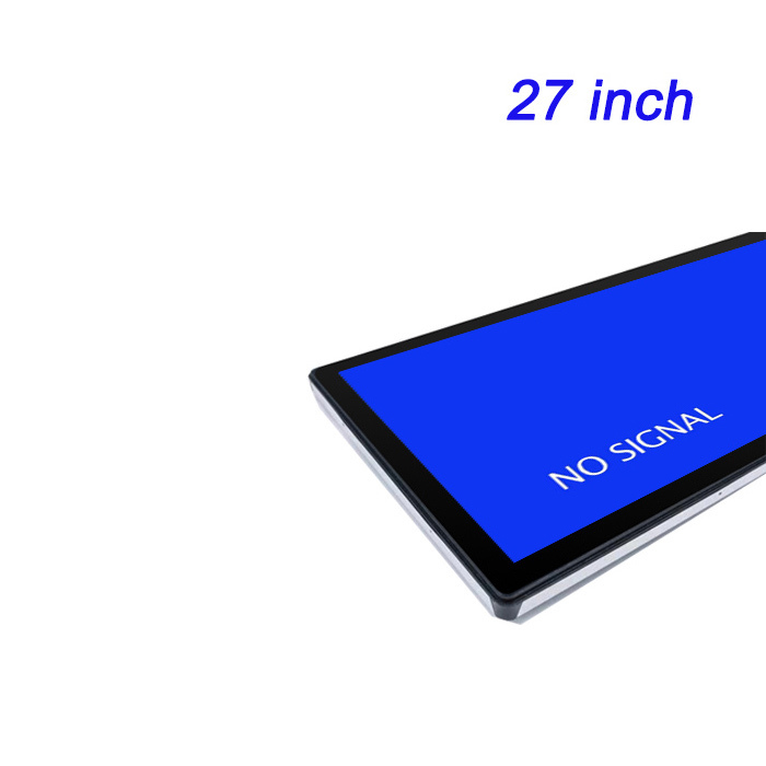 Pantalla LCD industrial integrada de 27 pulgadas con visualización de alta definición y promoción de color verdadero