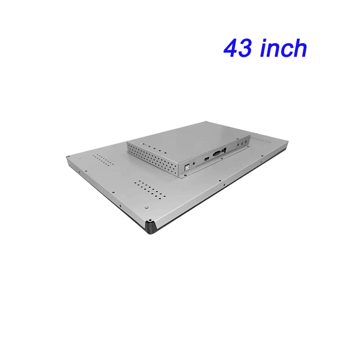 Display de entrada HDMI incorporado de 43 pulgadas fabricante al por mayor pantalla de menú personalizada de la tienda de leche y té