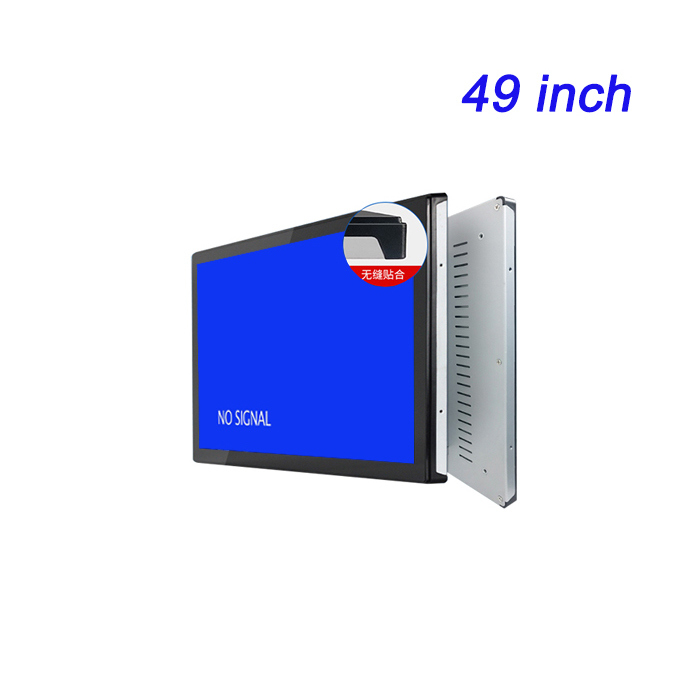 49 pulgadas Incorporado tres pruebas duradera de alta definición HDMI entrada de color verdadero salida de pantalla LCD fabricante pantalla industrial