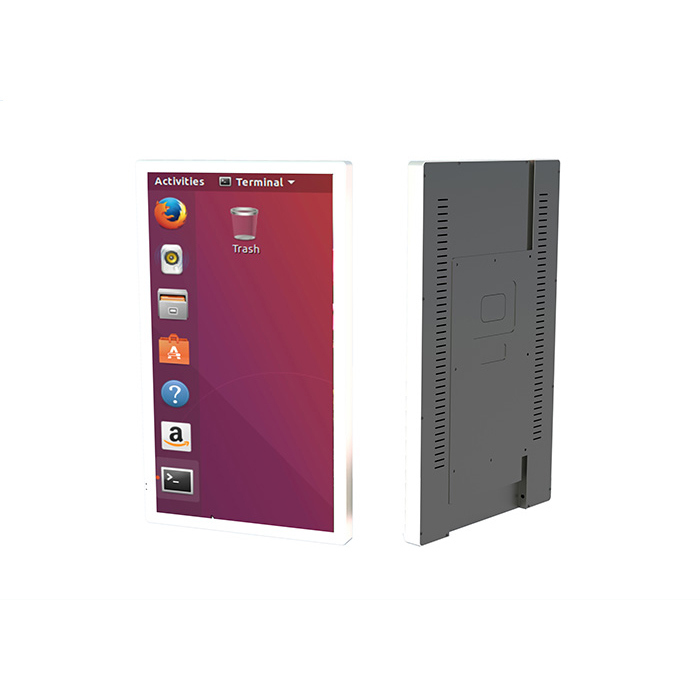 23.8 pollici schermo di visualizzazione all'ingresso della sala di consultazione dell'ospedale compatibile con il sistema Linux schermo di chiamata di triage intelligente