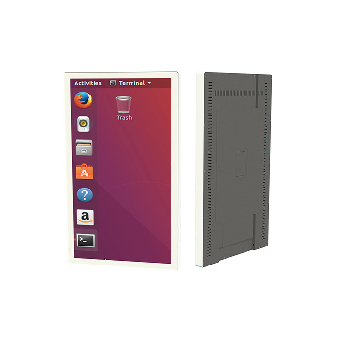 32 inch hospital consultation room display screen Linux system large triage call screen waiting screen