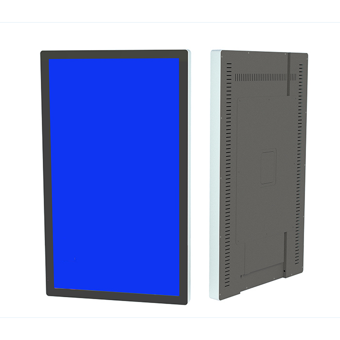 32 inch hospital consultation room entrance split screen call queue system standalone display screen