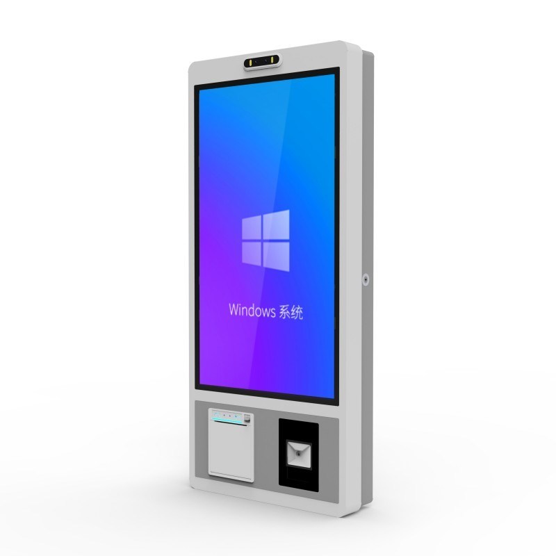 Kiosco de autoservicio de comida rápida con Windows de 21.5 pulgadas, pantalla táctil para facturas, pago y autoservicio, caja registradora de autoservicio, quiosco de pedidos automáticos en restaurantes