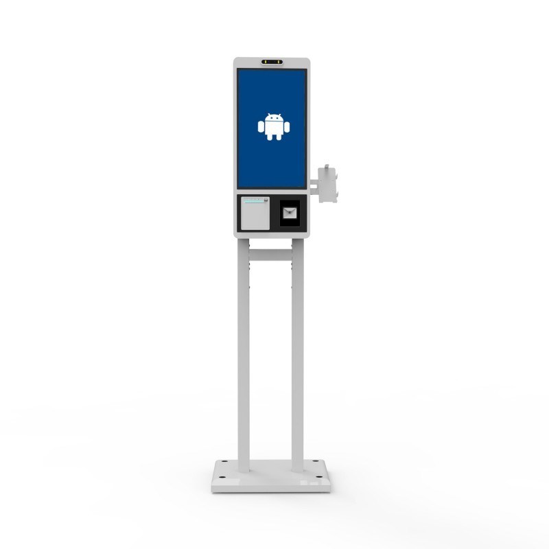 Kiosco de autoservicio vertical de 21.5 pulgadas con sistema Android y pago en efectivo POS