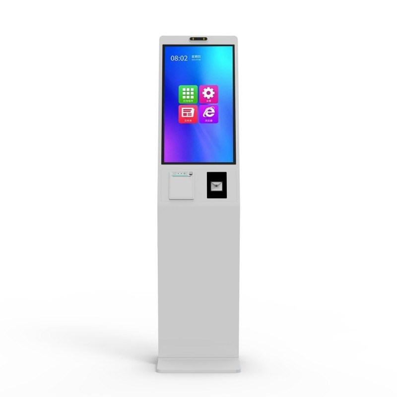 Quiosco de autoservicio para estacionamiento con pantalla táctil de 21.5 pulgadas con Windows, para verificación de información en supermercados
