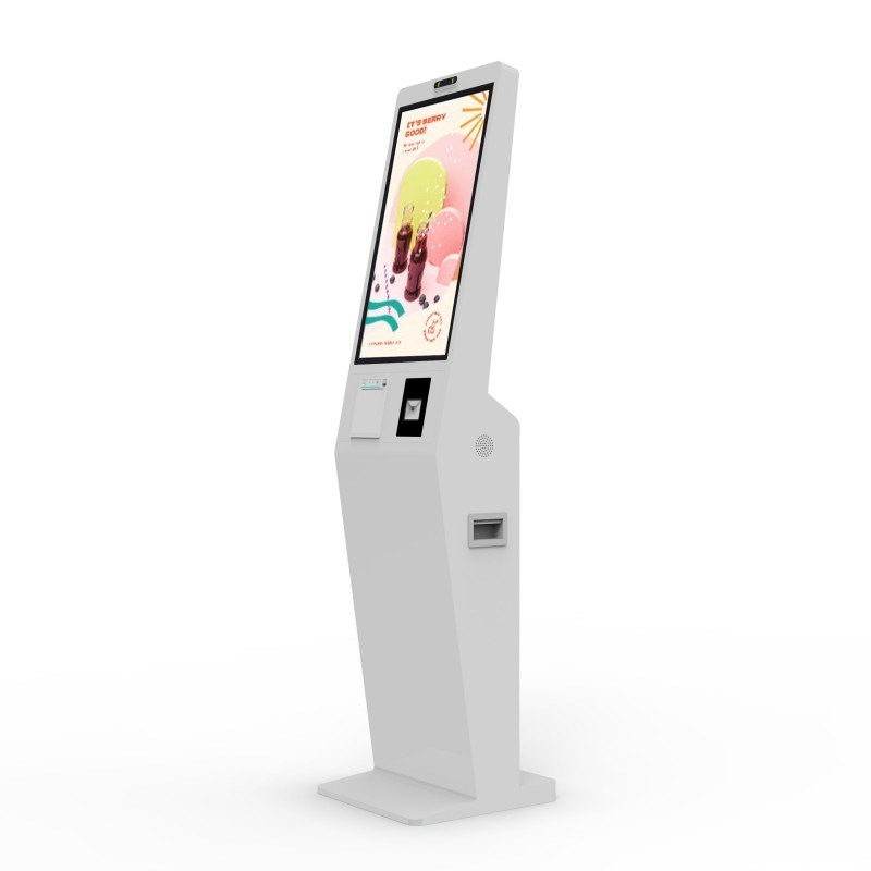 Quiosco de autoservicio para estacionamiento con pantalla táctil de 21.5 pulgadas con Windows, para verificación de información en supermercados