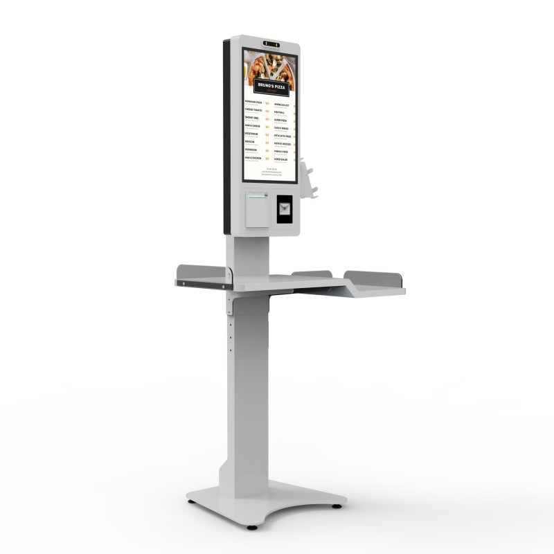 21Pantalla táctil capacitiva de.5 pulgadas Quiosco POS de 80 mm Impresora 2D integrada Escáner Sistema de pago de facturas para Windows Función SDK