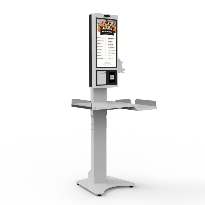 21Pantalla táctil capacitiva de.5 pulgadas Quiosco POS de 80 mm Impresora 2D integrada Escáner Sistema de pago de facturas para Windows Función SDK