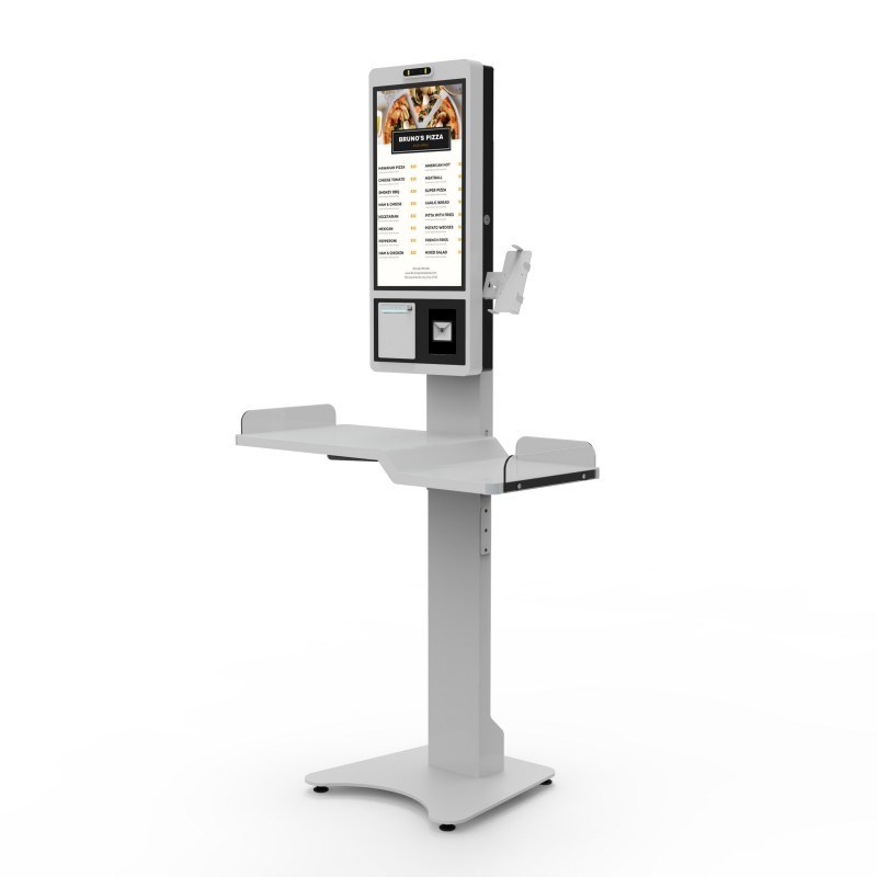 21Pantalla táctil capacitiva de.5 pulgadas Quiosco POS de 80 mm Impresora 2D integrada Escáner Sistema de pago de facturas para Windows Función SDK