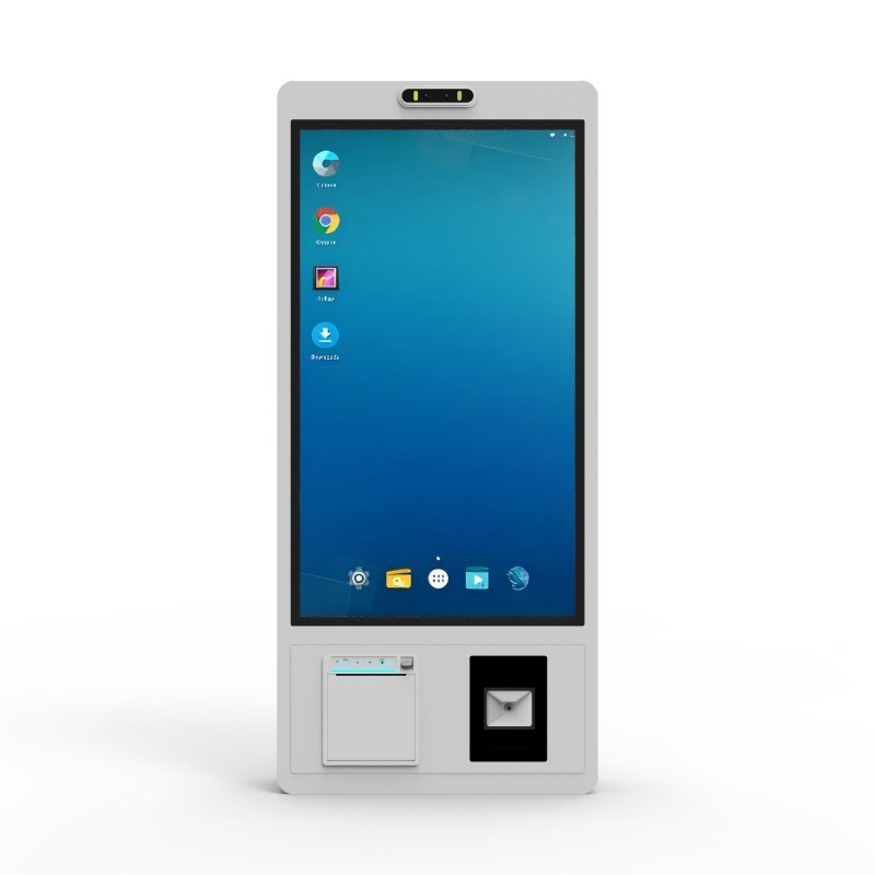 Fábrica de OEM 23.6 pulgadas Ventanas Montadas en la pared Quioscos de autoservicio Terminal de pago Quiosco con espacio POS