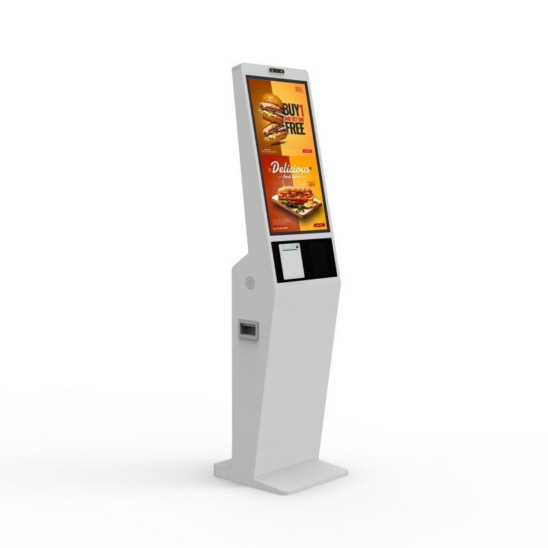 27 pulgadas Kiosco digital de pie de piso señalización digital y pantalla Wifi LCD pantalla táctil Kioscos de publicidad en interiores Equipo de juego