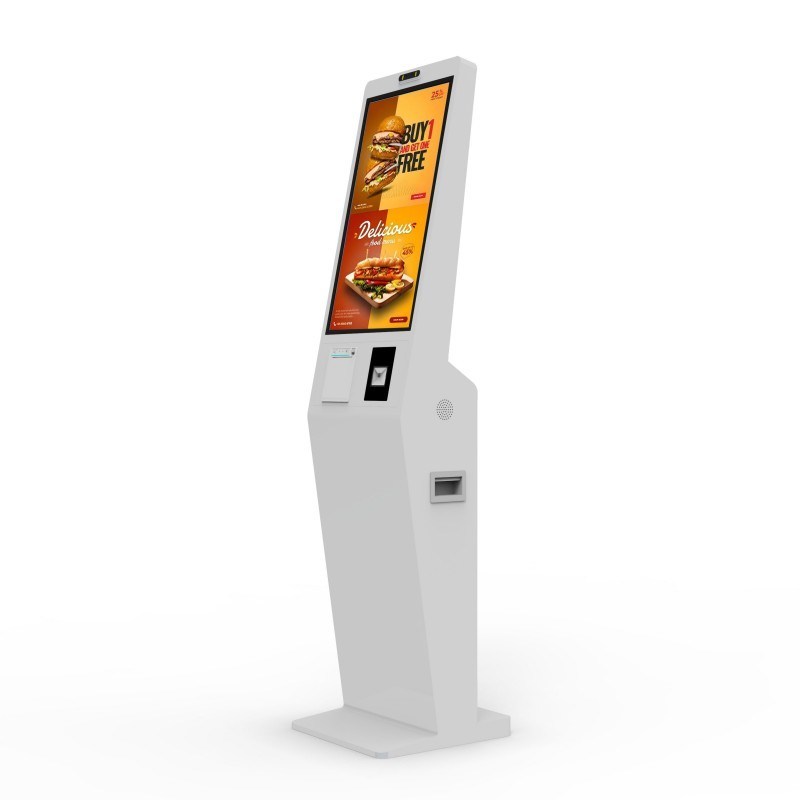 27 pulgadas Kiosco digital de pie de piso señalización digital y pantalla Wifi LCD pantalla táctil Kioscos de publicidad en interiores Equipo de juego