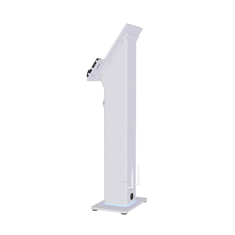 Hotel de comida rápida 21.5 pulgadas de autoservicio caja registradora quiosco terminal impresora de código QR escáner de pago de autoservicio quioscos