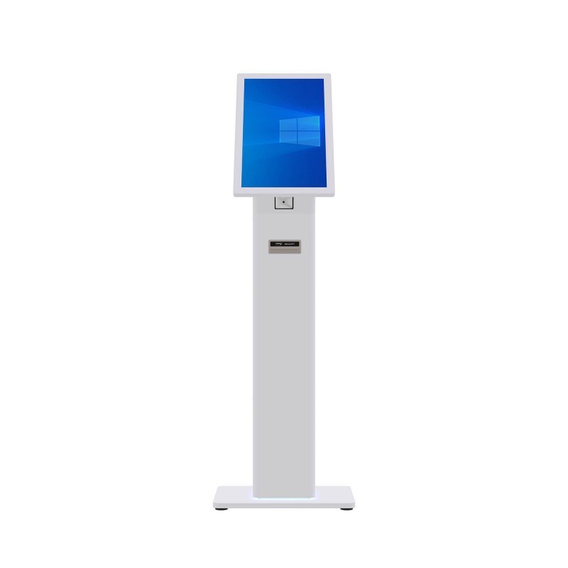 Hot Selling 21.5 Inch Floor-stand Self Service Food Ordering System Custom Multi-payment Methods Secure Payment Kiosk for Car Exhibition