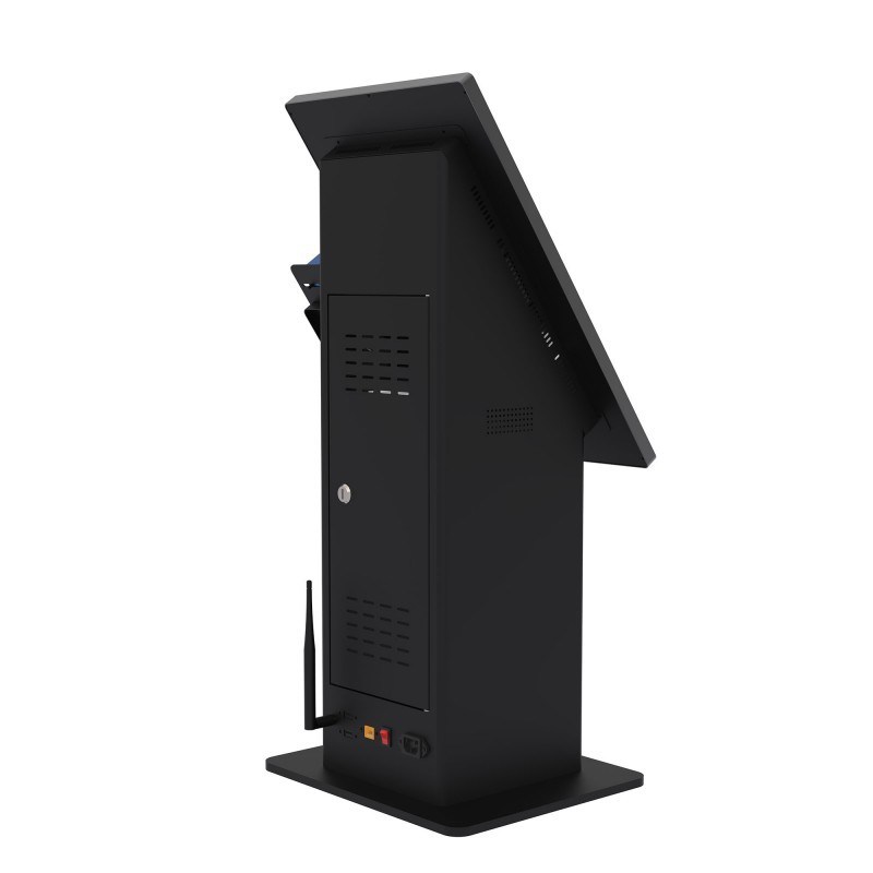 21.5 inch Desktop Self Ordering Pos Printer Ordering Kiosk Digital Restaurant Menu Self Payment Kiosks