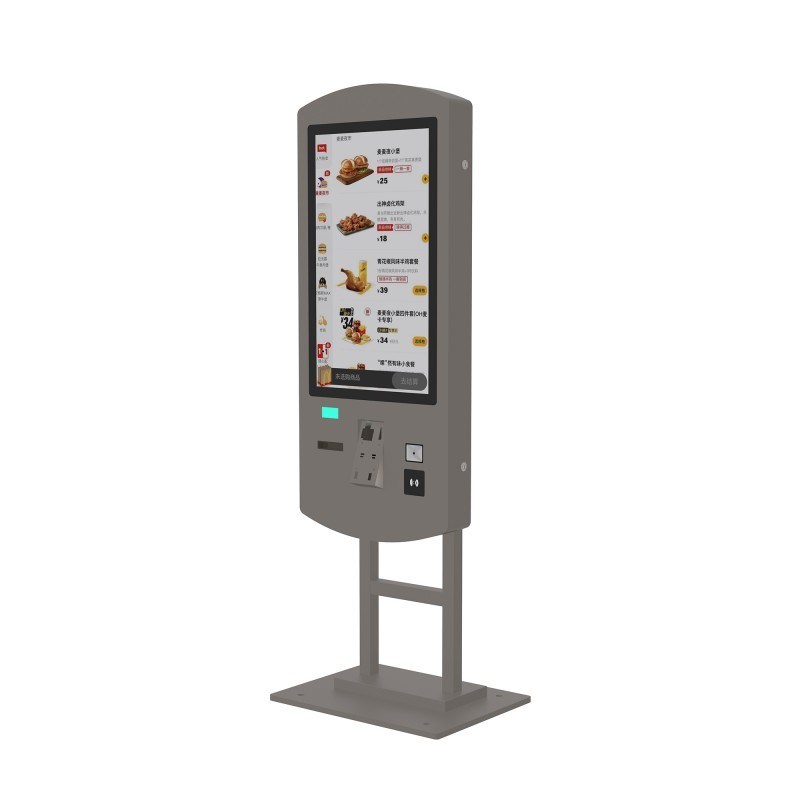 Smart Food Self Ordering Kiosk 32 Inch Android Touch Vertical Payment Supermarket Self Order Machine