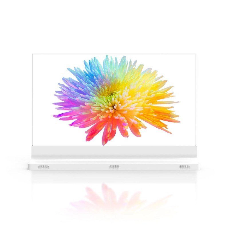 Puissant panneau OLED transparent de 55 pouces pour un affichage d'image précis pour les ascenseurs de scène