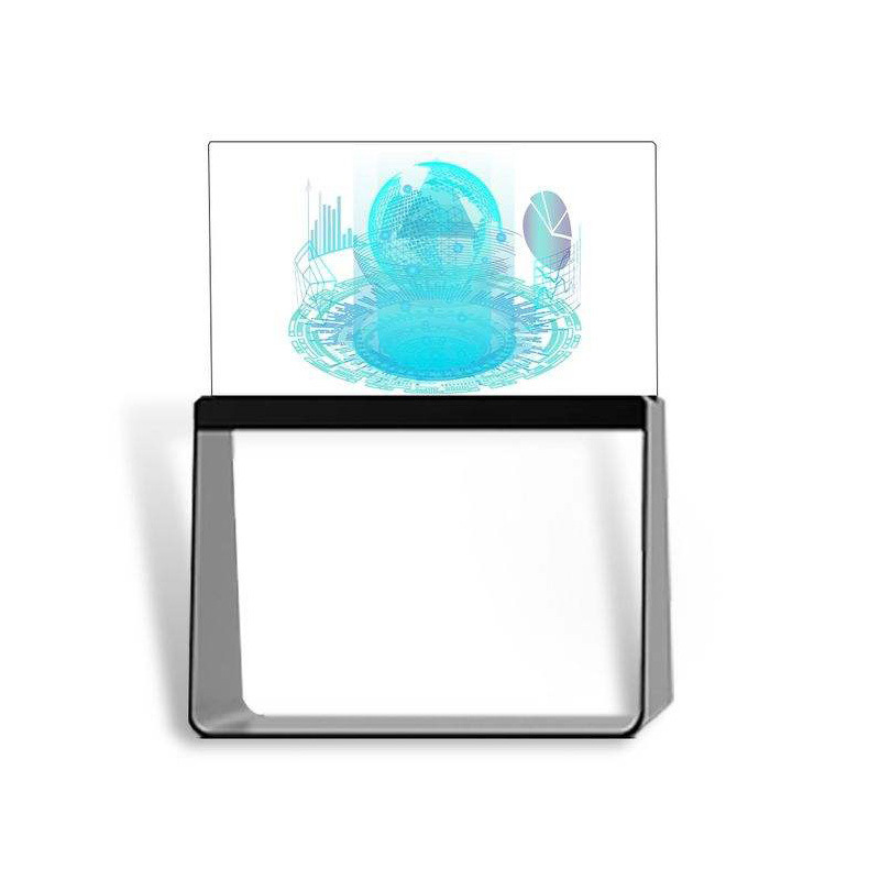 Affichage transparent de 55 pouces alimentation électrique stable Écran OLED transparent fiable pour diverses applications