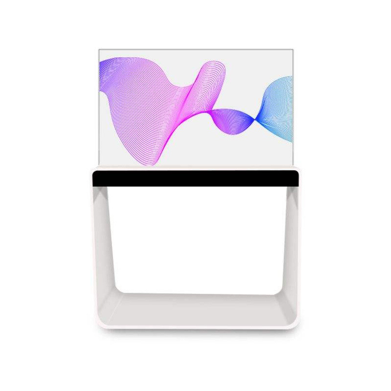 Affichage transparent de 55 pouces alimentation électrique stable Écran OLED transparent fiable pour diverses applications