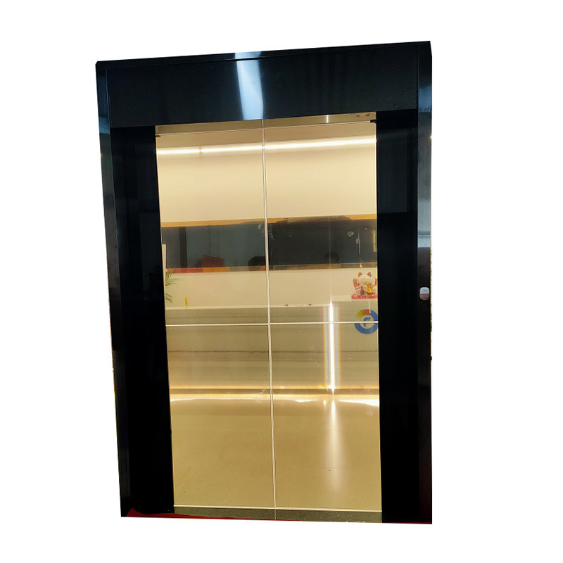 Téléviseur OLED transparent 55 pouces Porte automatique auto-lumineuse Affichage publicitaire sur le mur