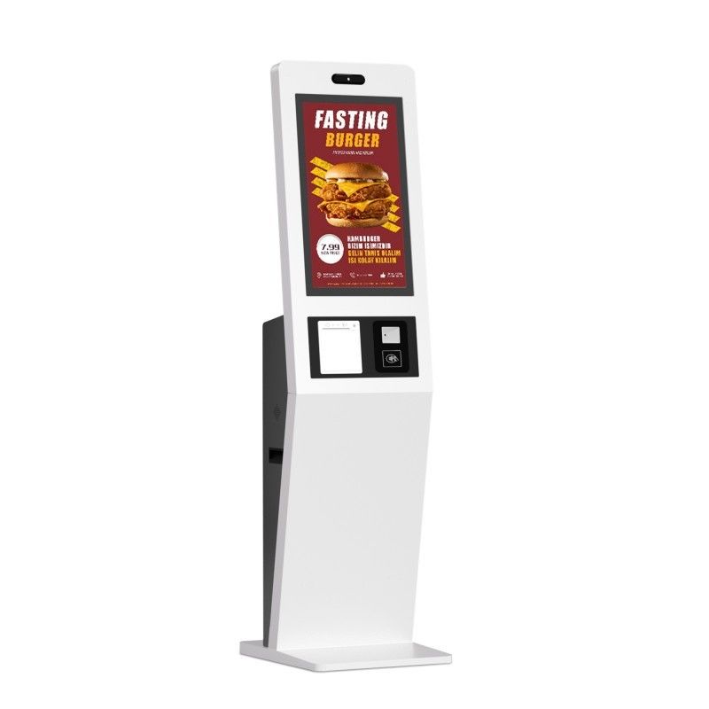 32 Inch Desktop Square Self Service Kiosk Windows 11 Kiosks in Restaurant Ordering Table