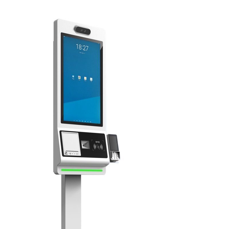 Máquina de Quiosque de Pagamento de Autoatendimento com Tela Sensível ao Toque de 21,5 Polegadas Personalizável com Preço de Fábrica, Leitor de Código de Barras SDK à Prova D'água para Restaurantes