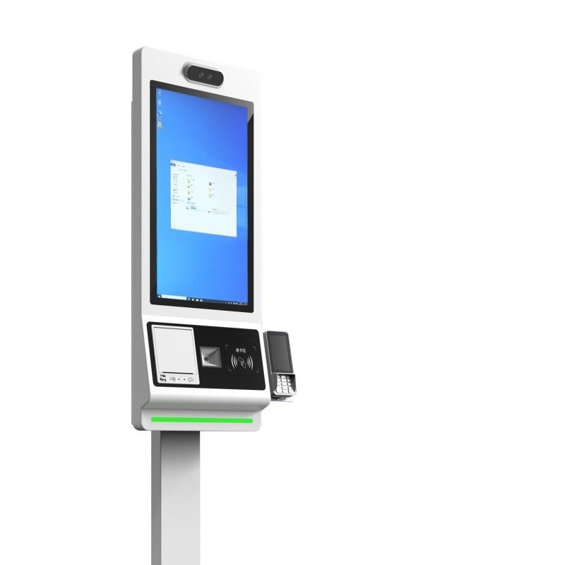 21.5 pulgadas Máquina de pedidos de autoservicio Pantalla táctil Restaurante Restaurante de leche Tienda de té Autoservicio Escaneo de código con terminal de pago NFC POS