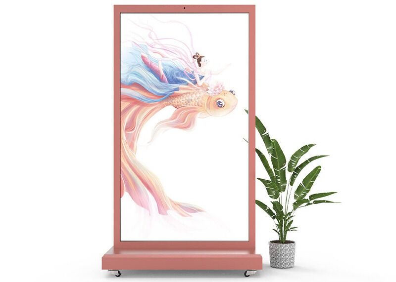77 inch 4K Self-luminous lg transparent oled Vertical Commercial Intelligent Kiosk Touchscreen Display