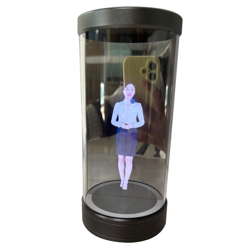 OEM 5.5 Inch Indoor 3D AI Digital Interactive Hologram Showcase Holographic Display Cabinet 170 Viewing Angle 500 cd