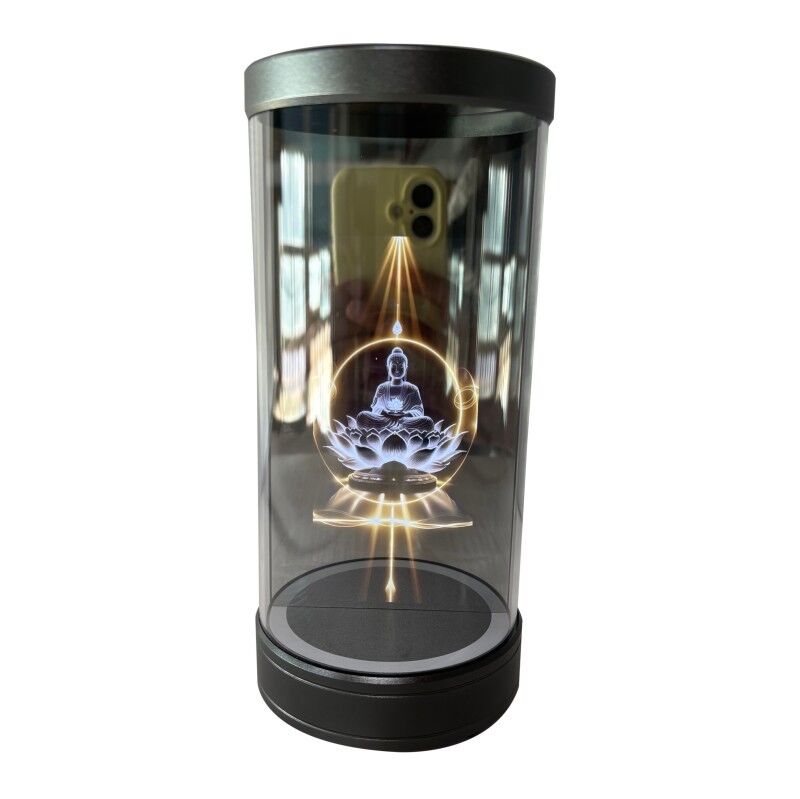 OEM 5.5 Inch Indoor 3D AI Digital Interactive Hologram Showcase Holographic Display Cabinet 170 Viewing Angle 500 cd