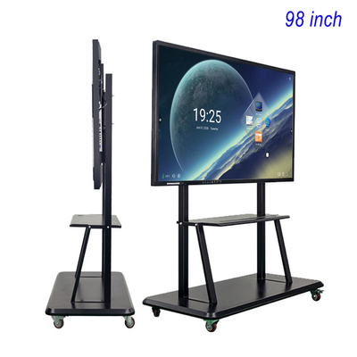 ROHS FCC Smart Board 98 Inch Smart Interactive Flat Panel For Meetings