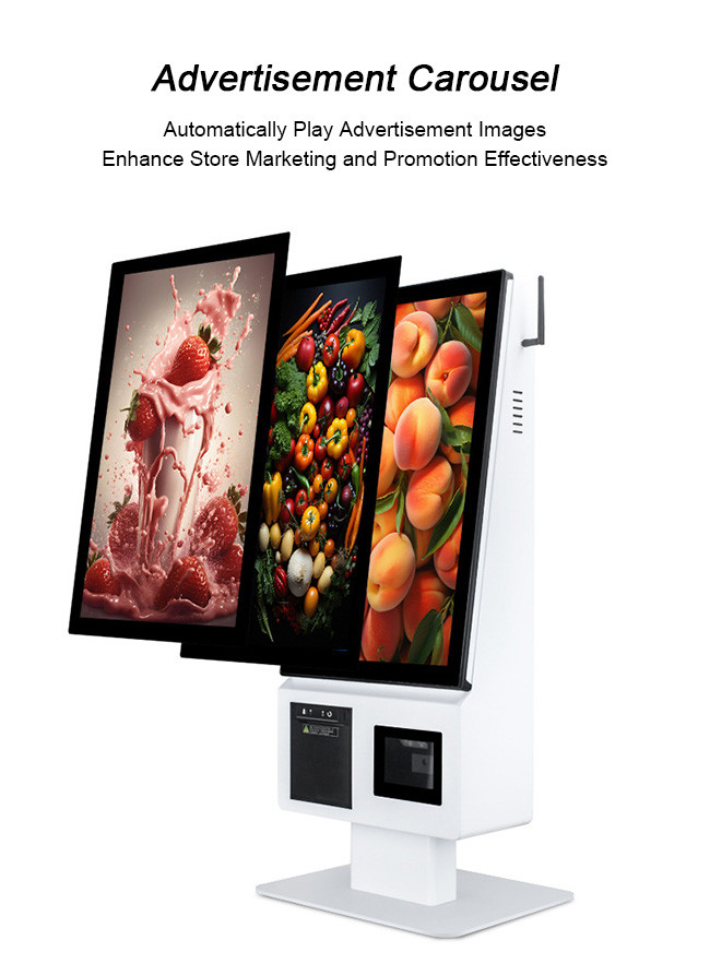 21.5" Dịch vụ khách hàng Kiosk màn hình cảm ứng Kiosk tự đặt hàng 1